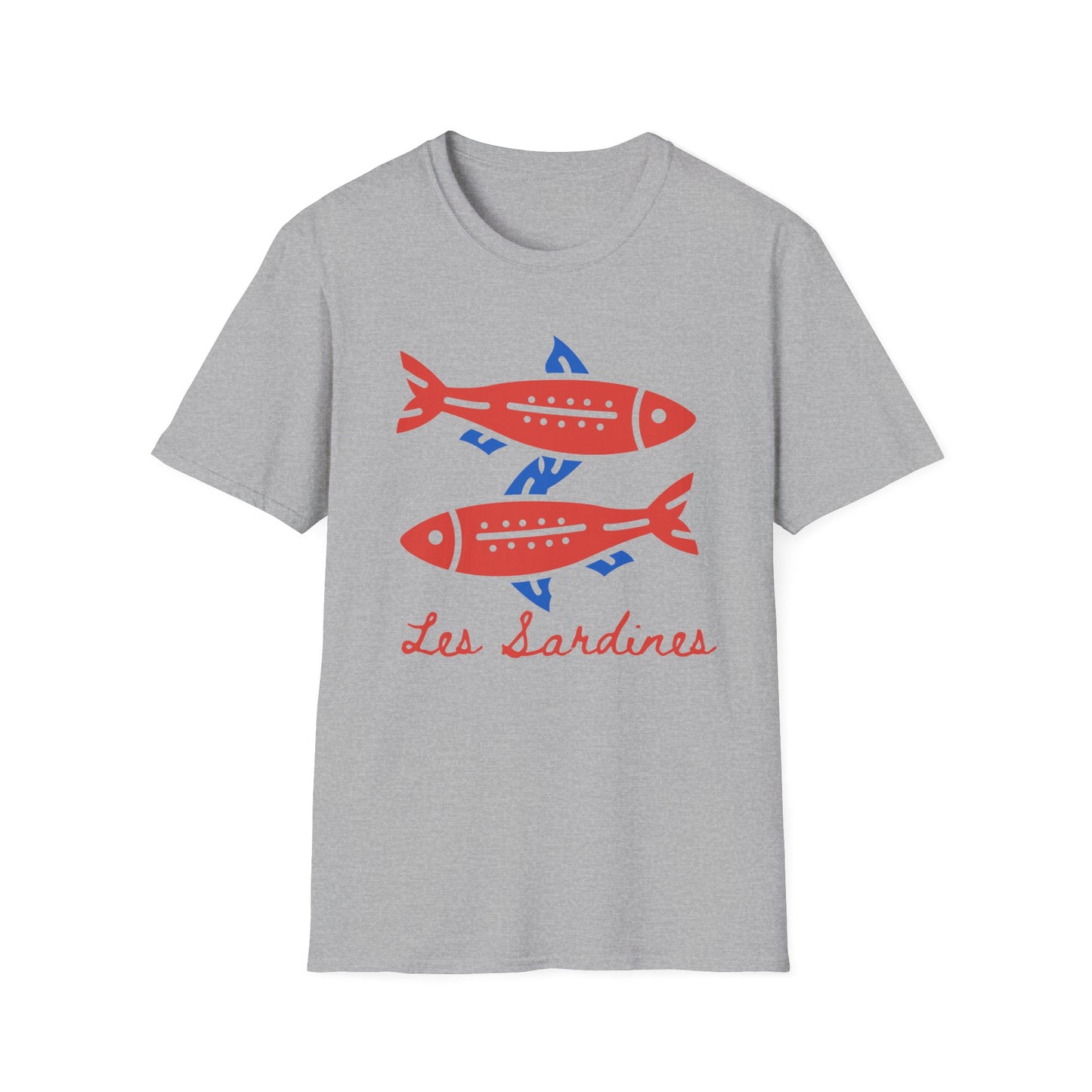 Les sardines Coastal beach Fisherman Aesthetic T-Shirt