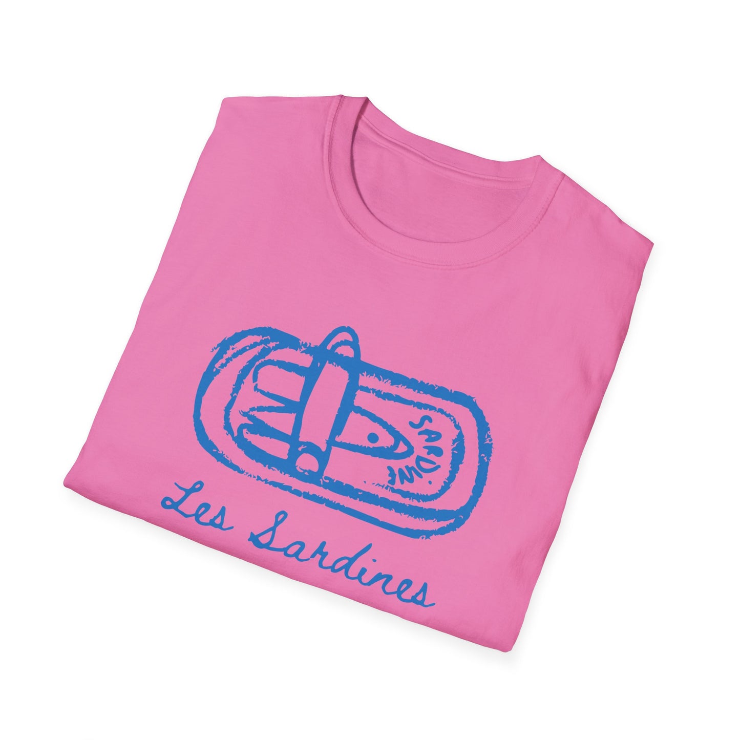 Les sardines Coastal beach Fisherman Aesthetic T-Shirt