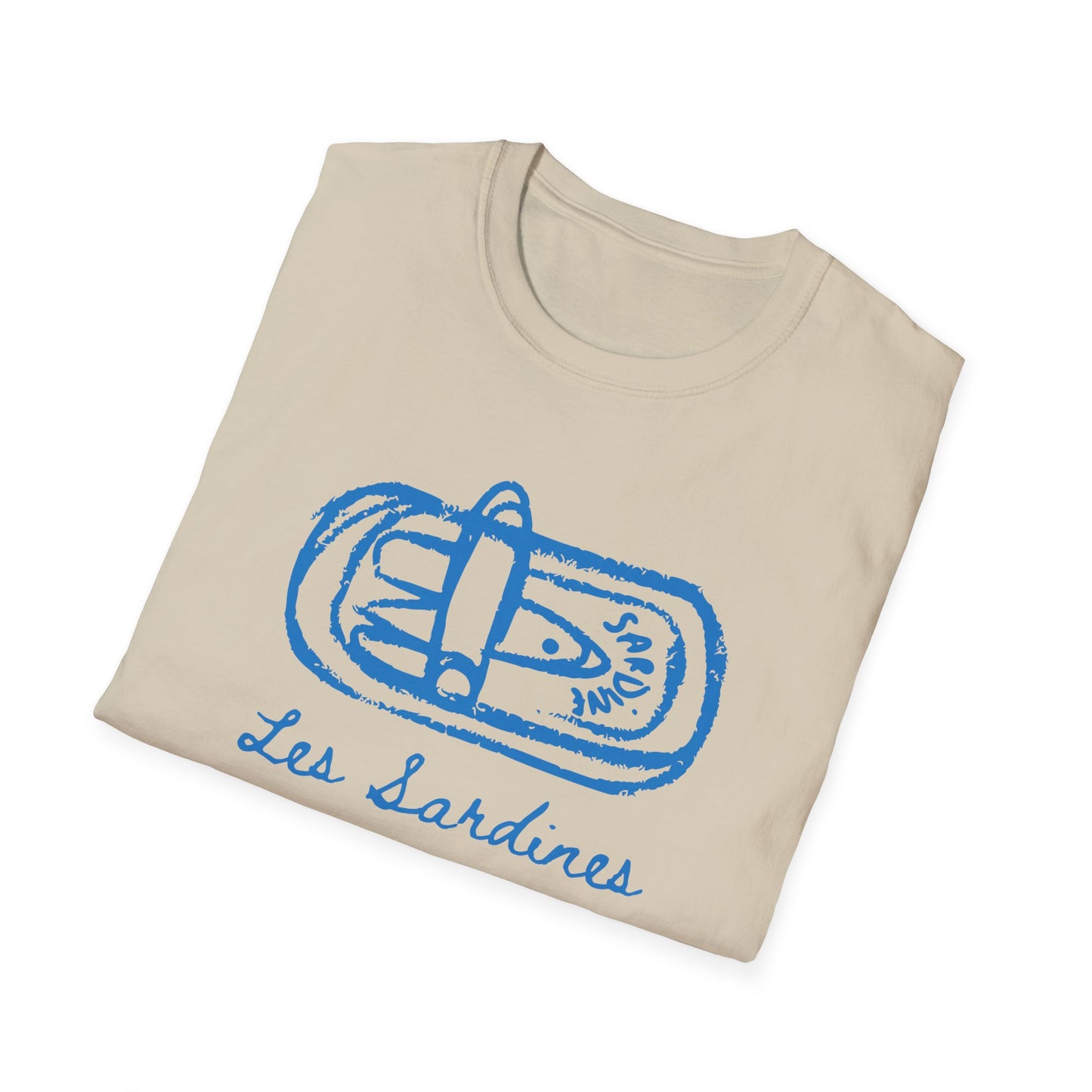 Les sardines Coastal beach Fisherman Aesthetic T-Shirt