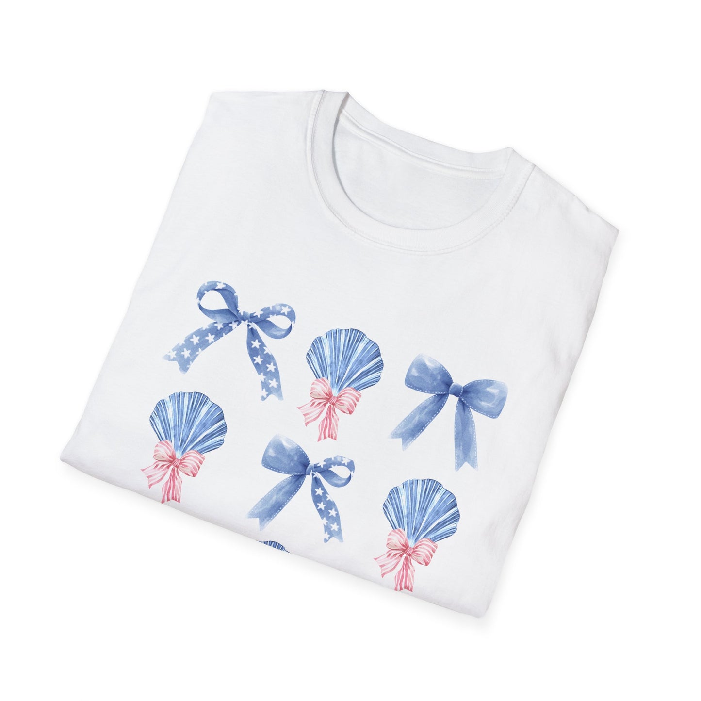 Coquette Bows Shells Coastal T-Shirt