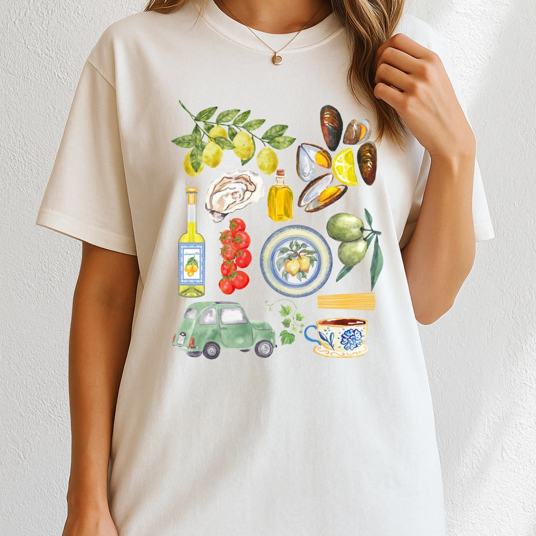 Italian summer Coastal T-Shirt