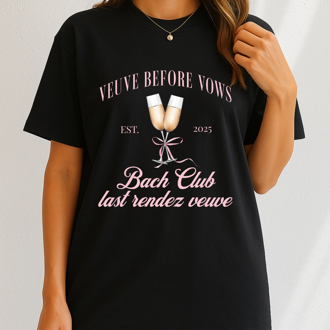 Veuve before vows last rendez veuve 2025 T-Shirt