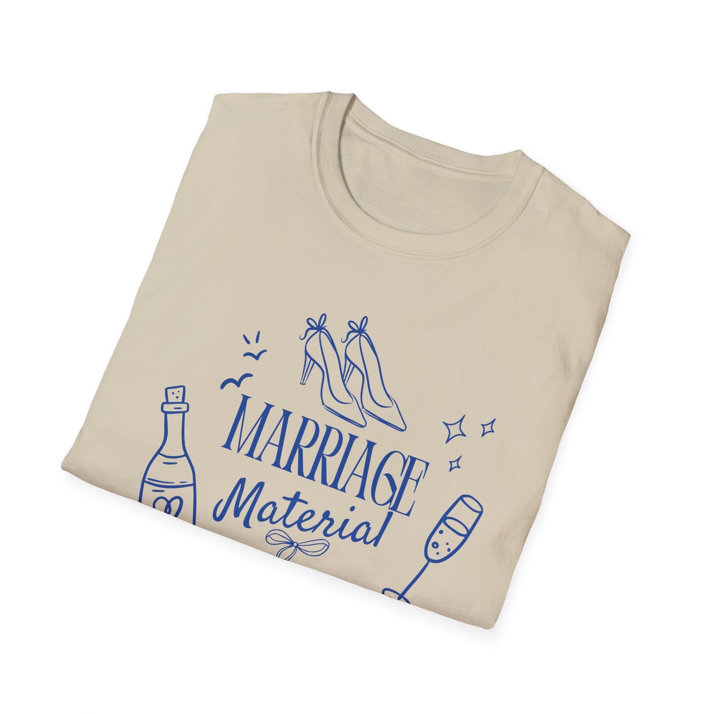 Marriage Material  Bride T-Shirt