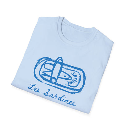 Les sardines Coastal beach Fisherman Aesthetic T-Shirt