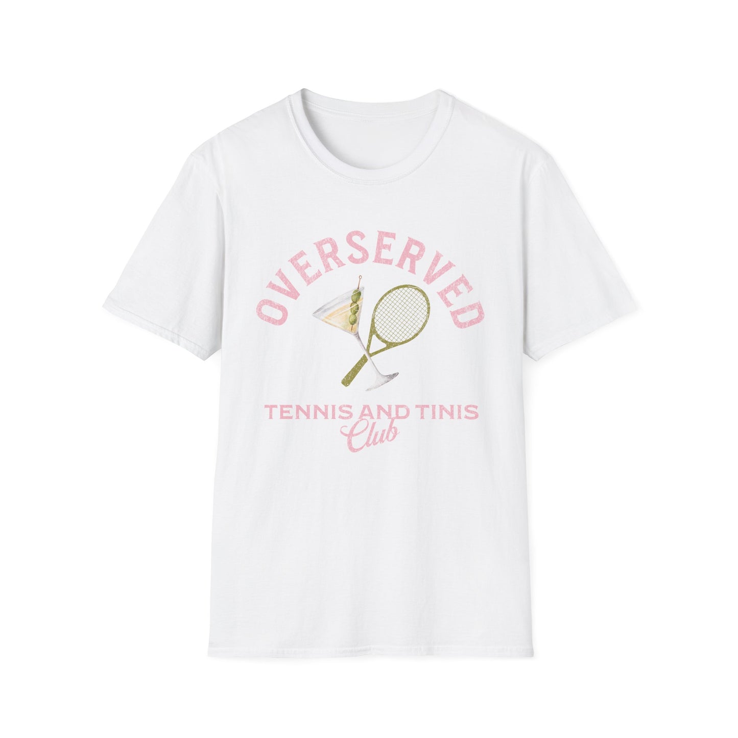 Overserved tennis and tinis club T-Shirt