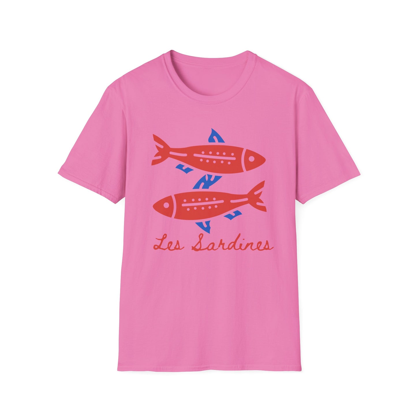 Les sardines Coastal beach Fisherman Aesthetic T-Shirt