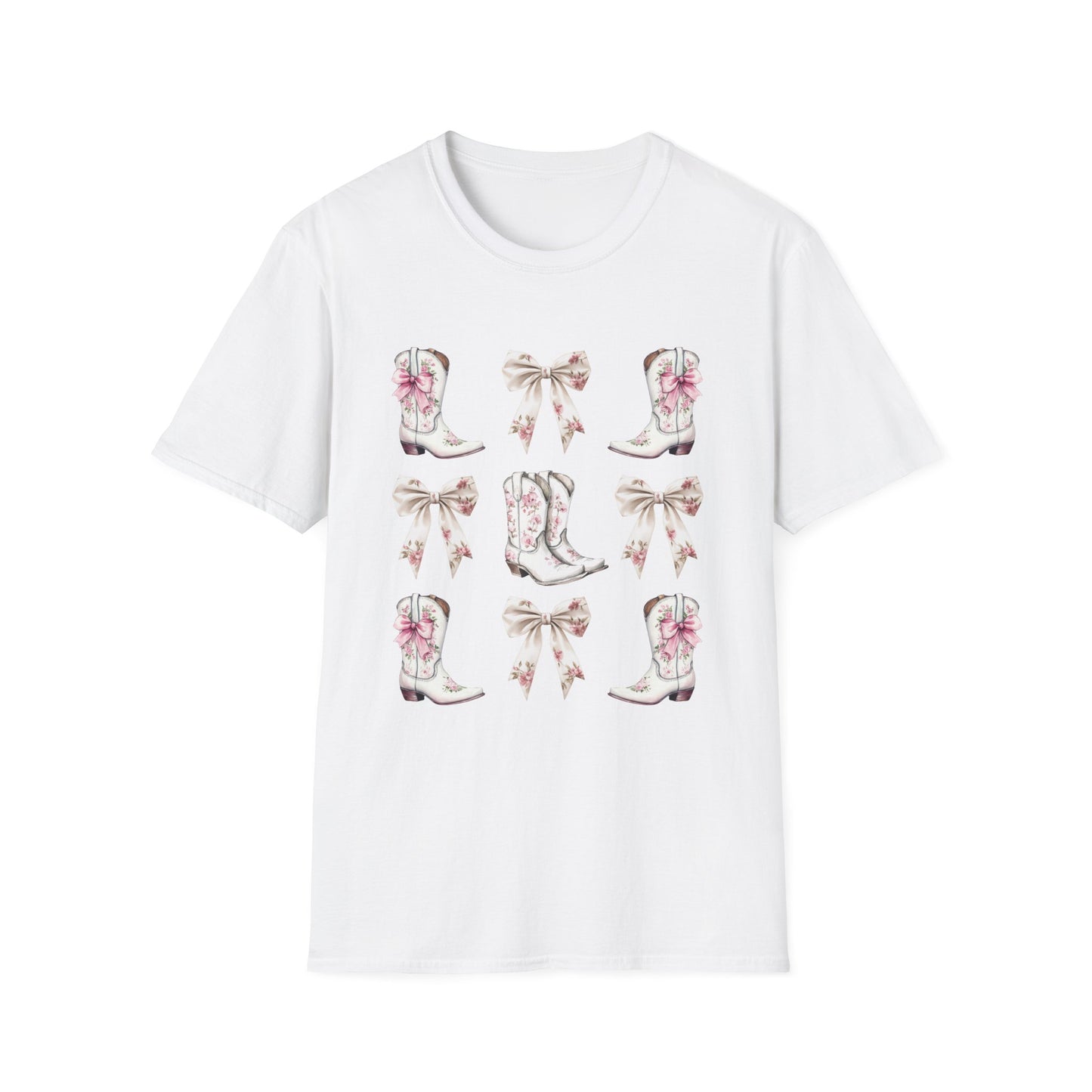 Cowgirl Pink Toile Bows T-Shirt