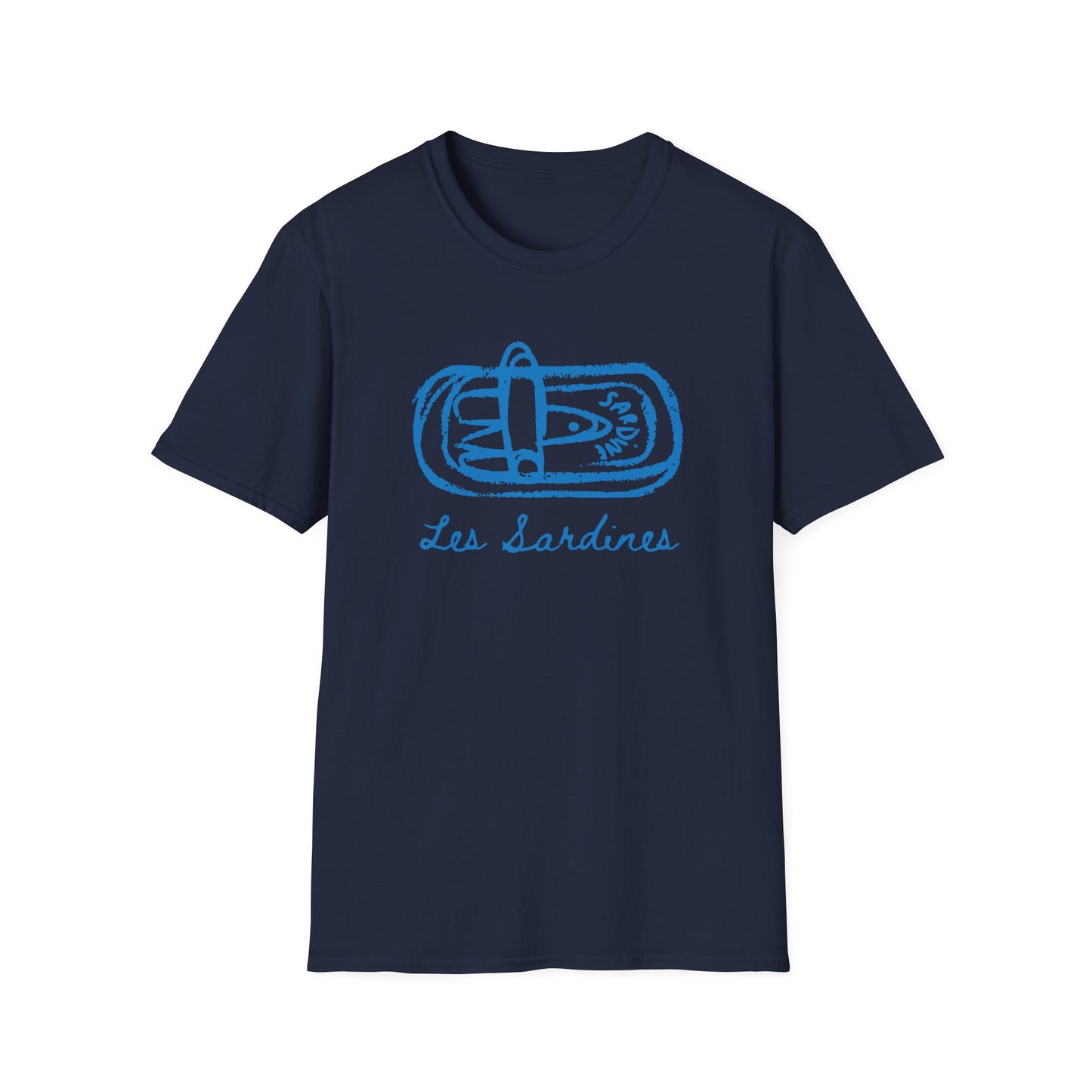 Les sardines Coastal beach Fisherman Aesthetic T-Shirt