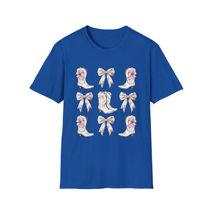 Cowgirl Pink Toile Bows T-Shirt
