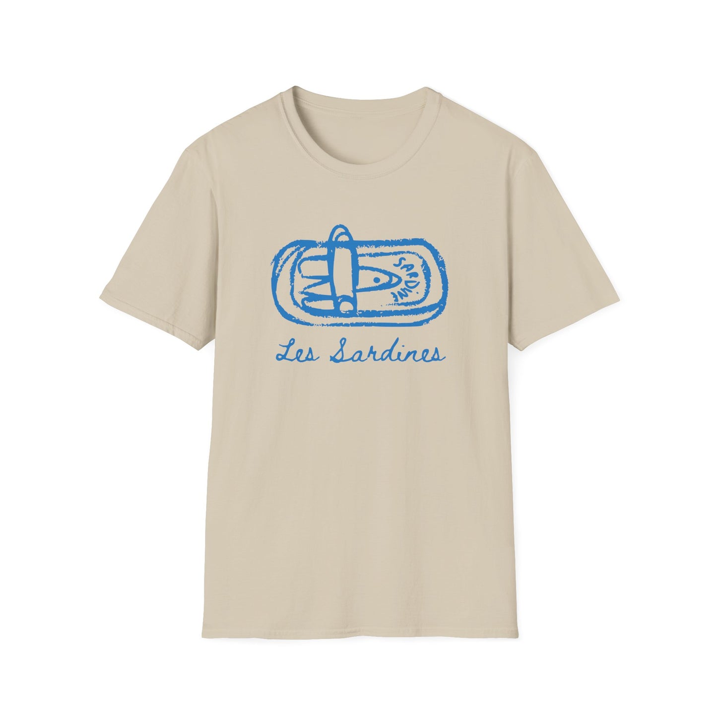 Les sardines Coastal beach Fisherman Aesthetic T-Shirt
