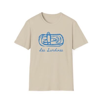 Les sardines Coastal beach Fisherman Aesthetic T-Shirt