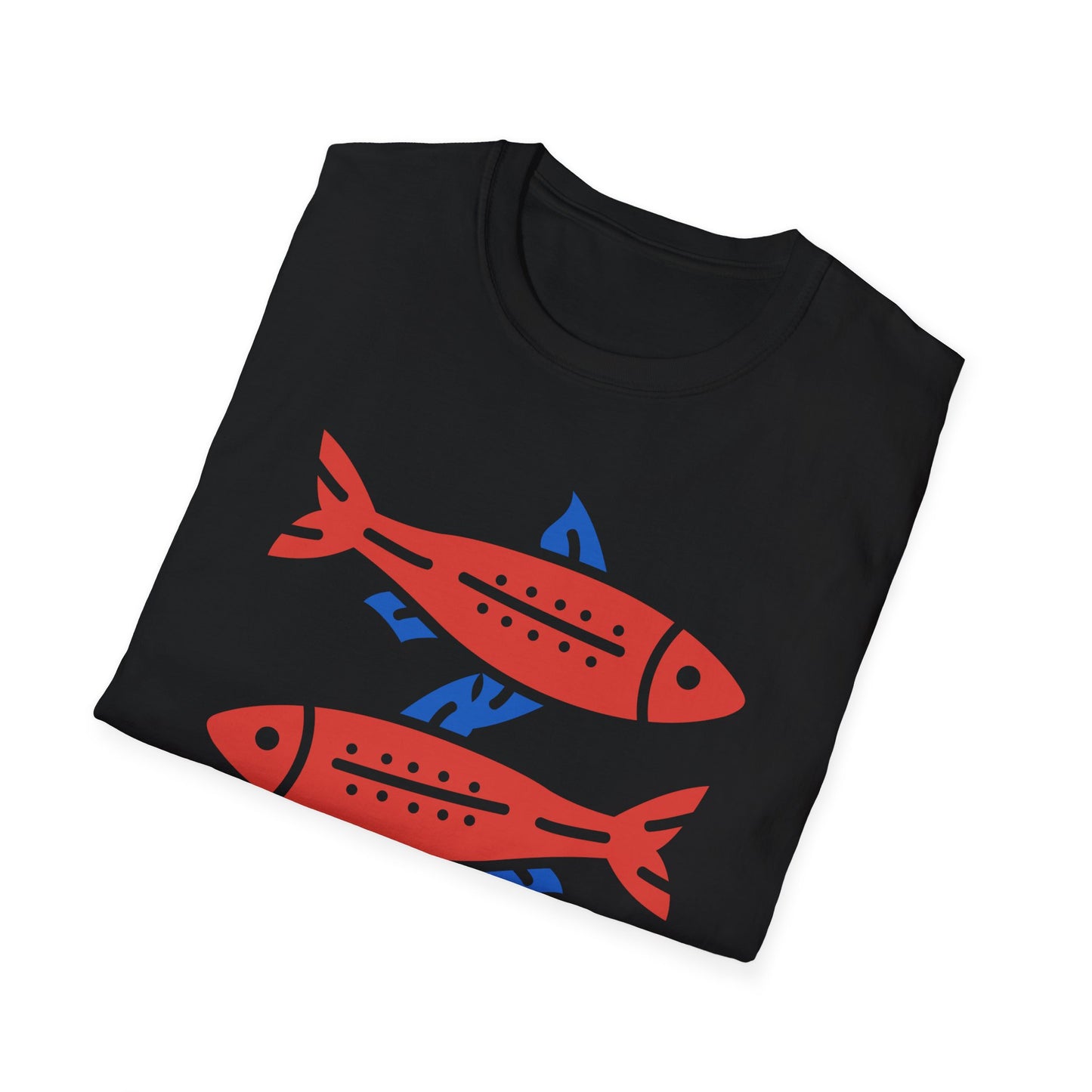 Les sardines Coastal beach Fisherman Aesthetic T-Shirt