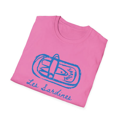 Les sardines Coastal beach Fisherman Aesthetic T-Shirt