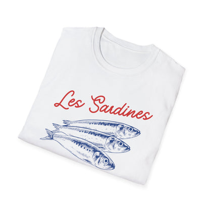 Les sardines Coastal beach Fisherman Aesthetic T-Shirt