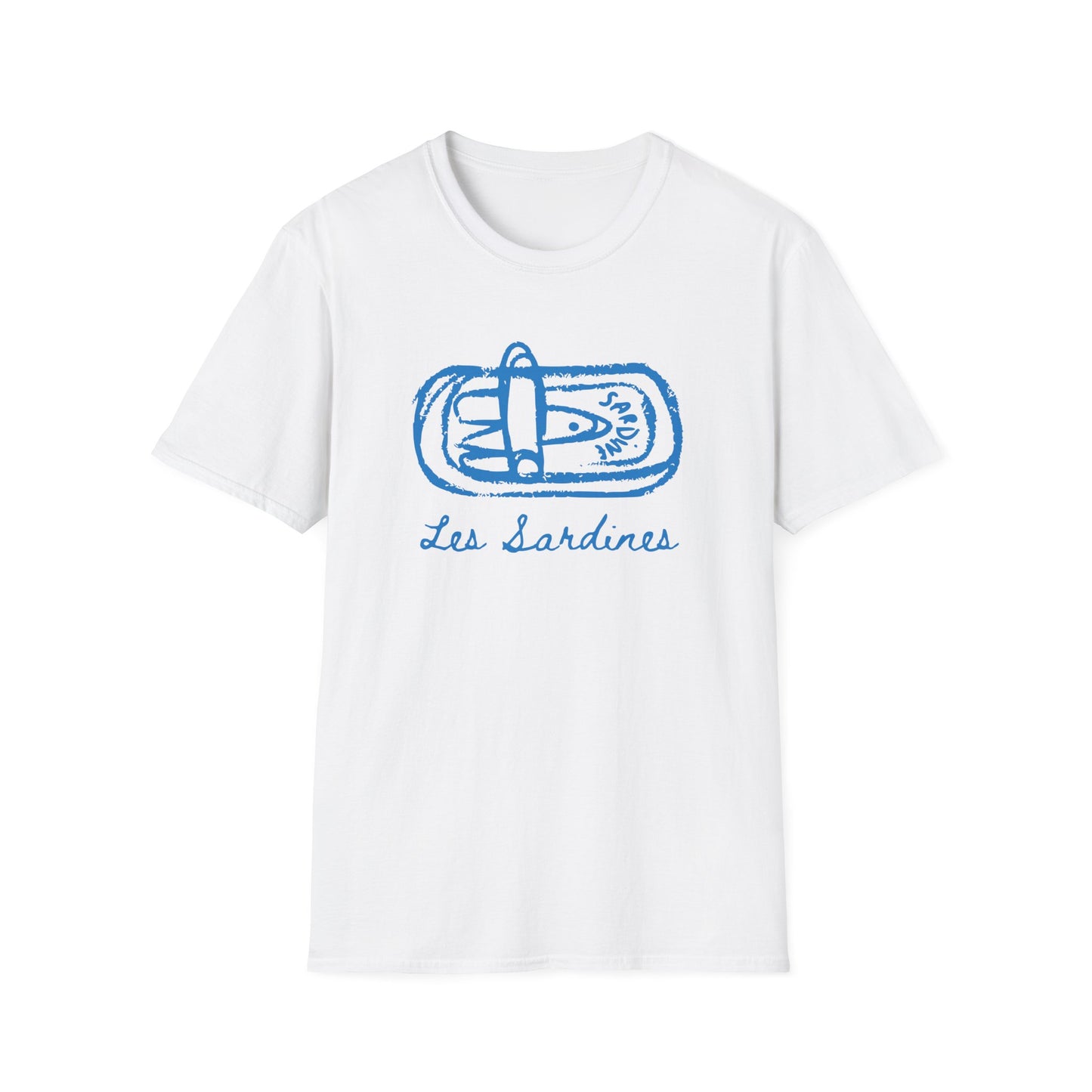 Les sardines Coastal beach Fisherman Aesthetic T-Shirt