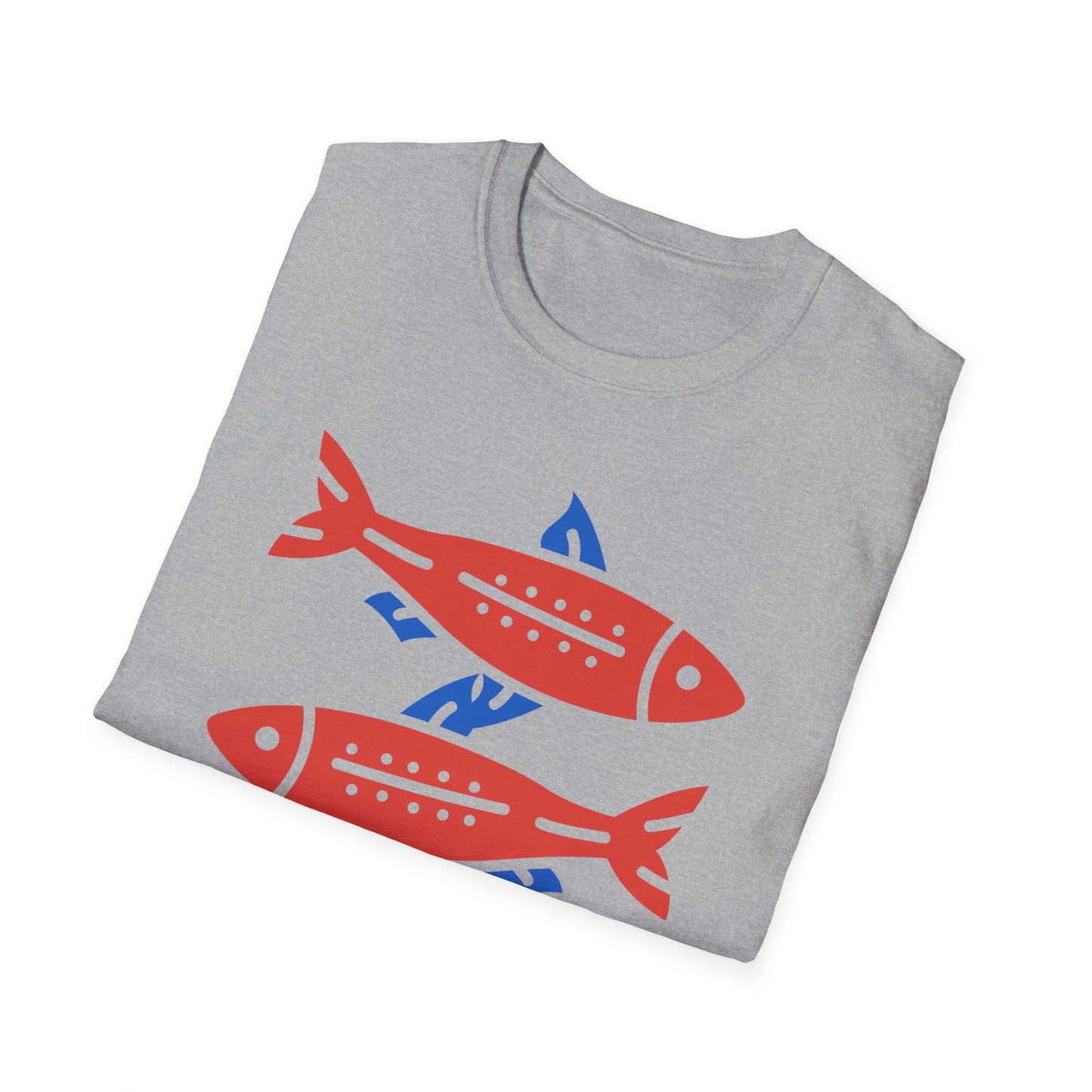 Les sardines Coastal beach Fisherman Aesthetic T-Shirt