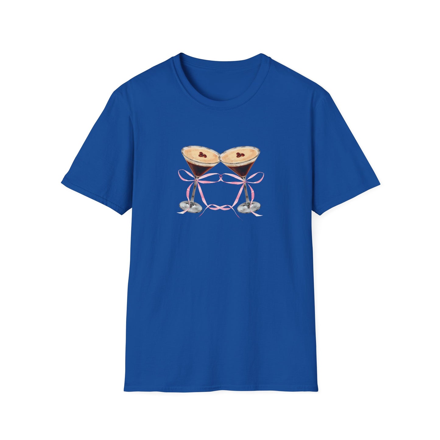 Espresso martinis Pink coquette bows Tini time T-Shirt