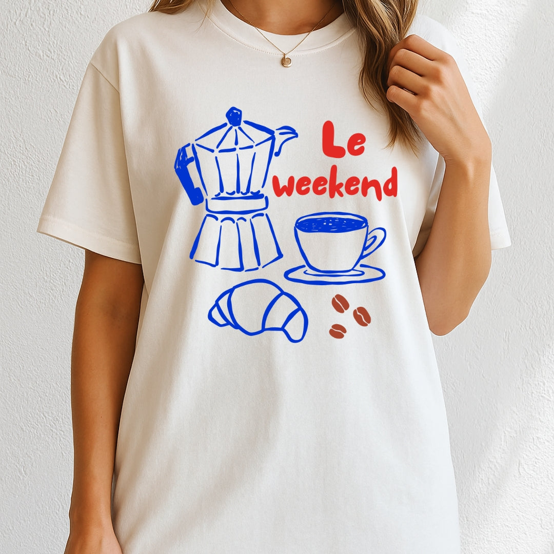 Le weekend coffee T-Shirt