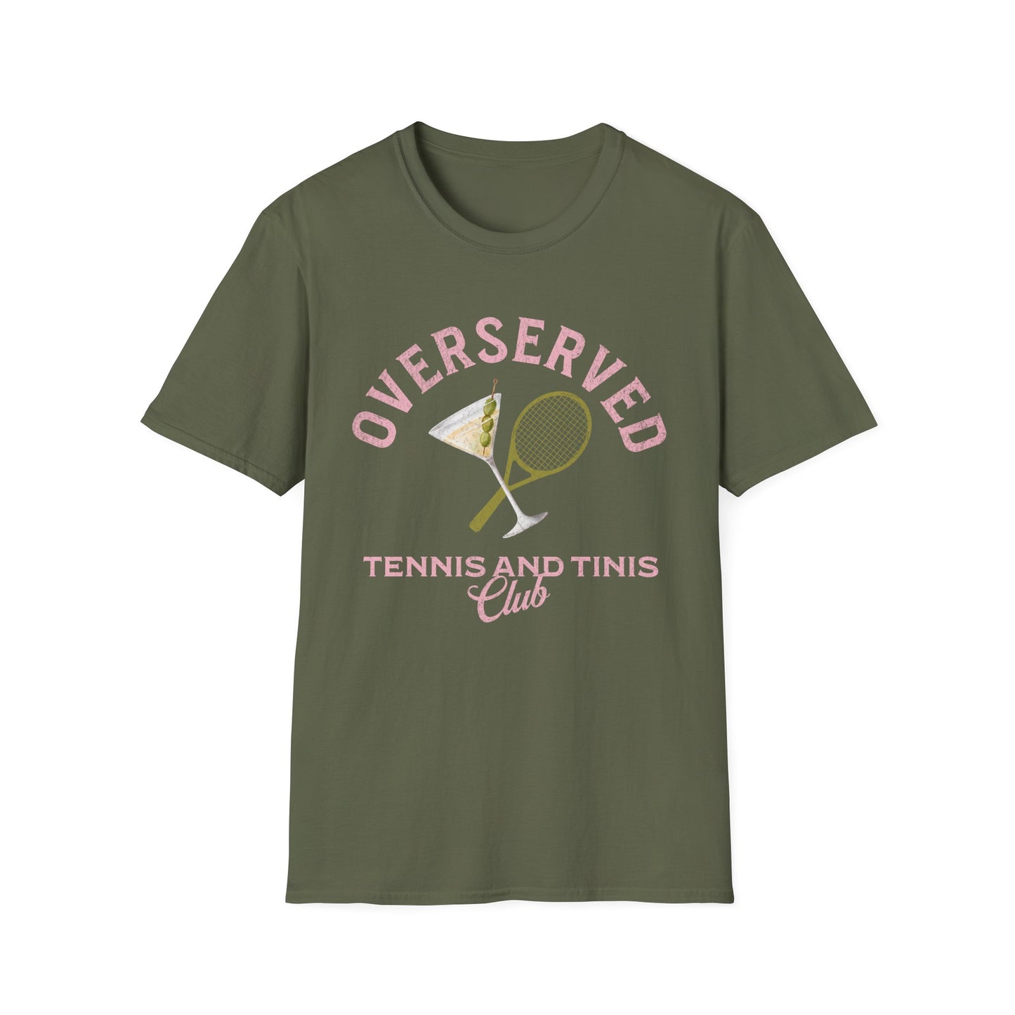 Overserved tennis and tinis club T-Shirt