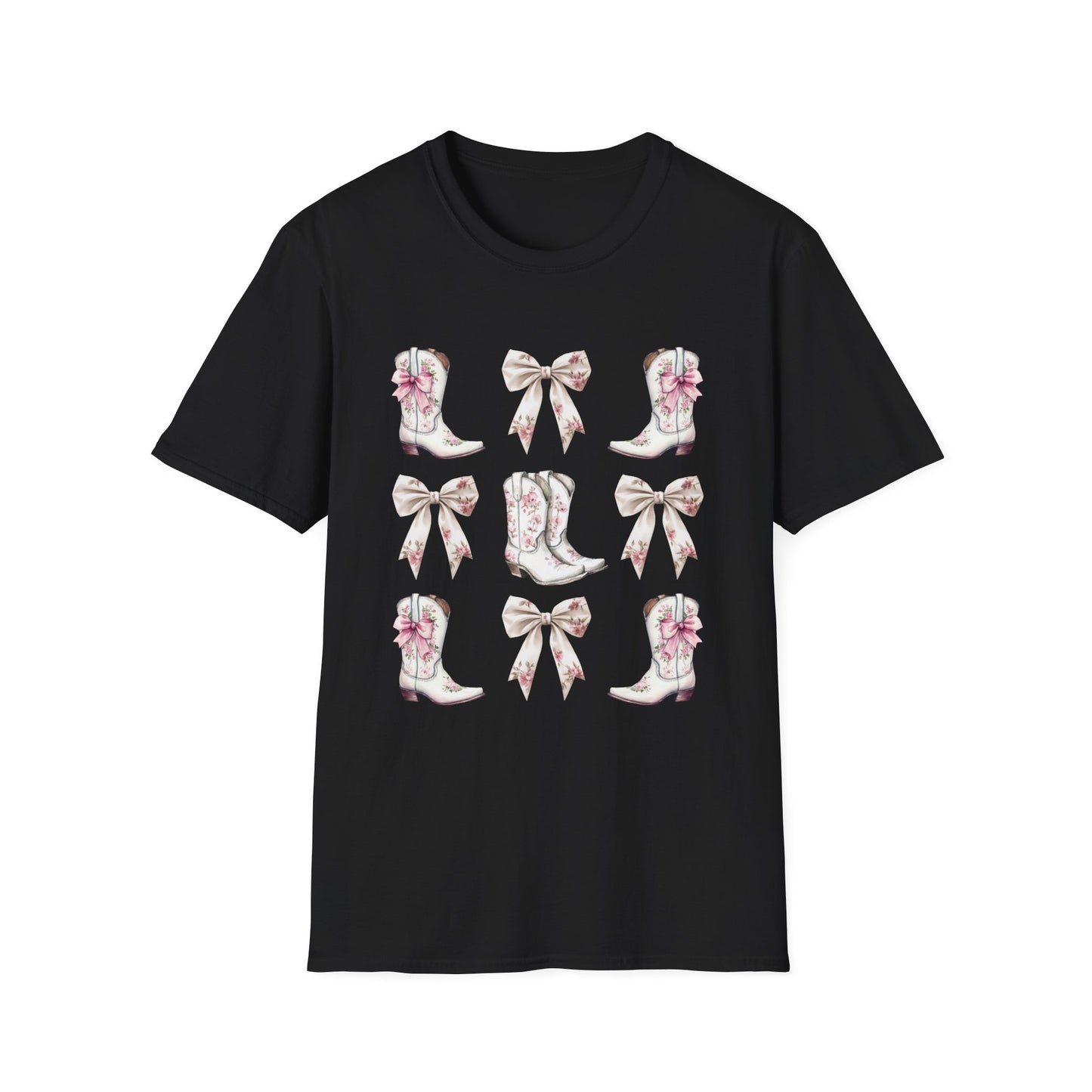 Cowgirl Pink Toile Bows T-Shirt
