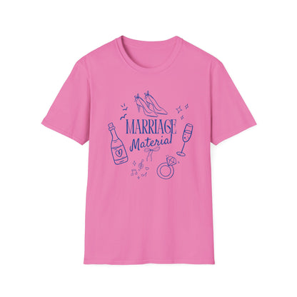 Marriage Material  Bride T-Shirt