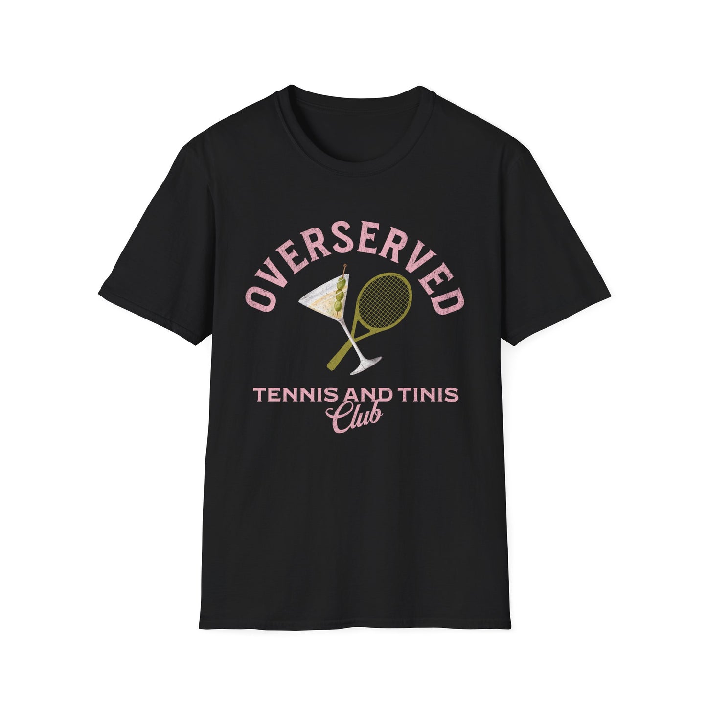 Overserved tennis and tinis club T-Shirt