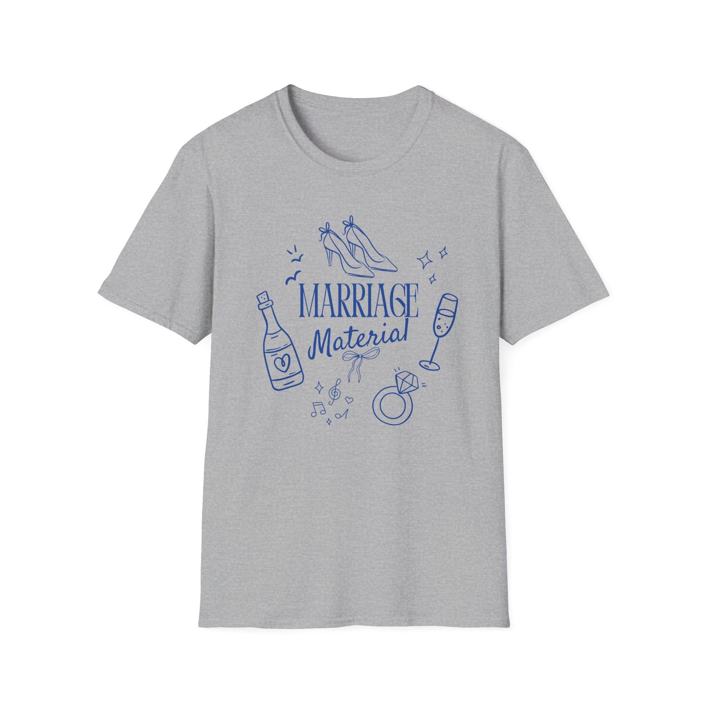 Marriage Material  Bride T-Shirt