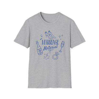 Marriage Material  Bride T-Shirt