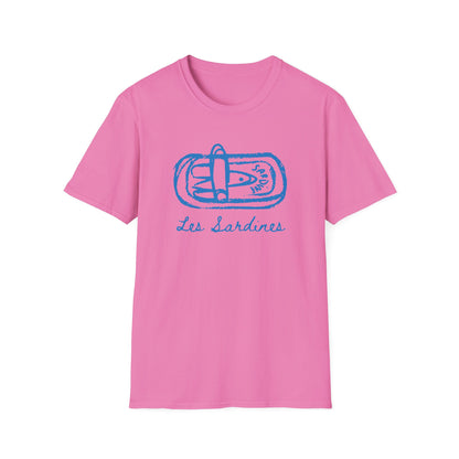 Les sardines Coastal beach Fisherman Aesthetic T-Shirt