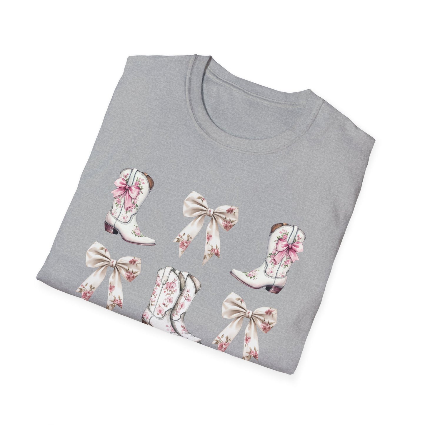 Cowgirl Pink Toile Bows T-Shirt