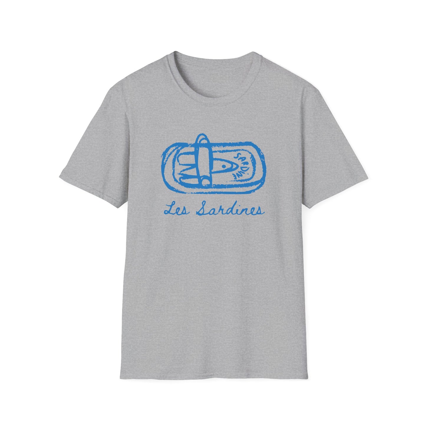 Les sardines Coastal beach Fisherman Aesthetic T-Shirt
