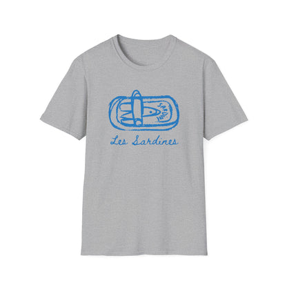 Les sardines Coastal beach Fisherman Aesthetic T-Shirt