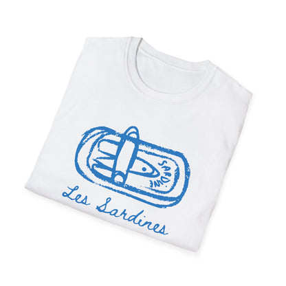 Les sardines Coastal beach Fisherman Aesthetic T-Shirt