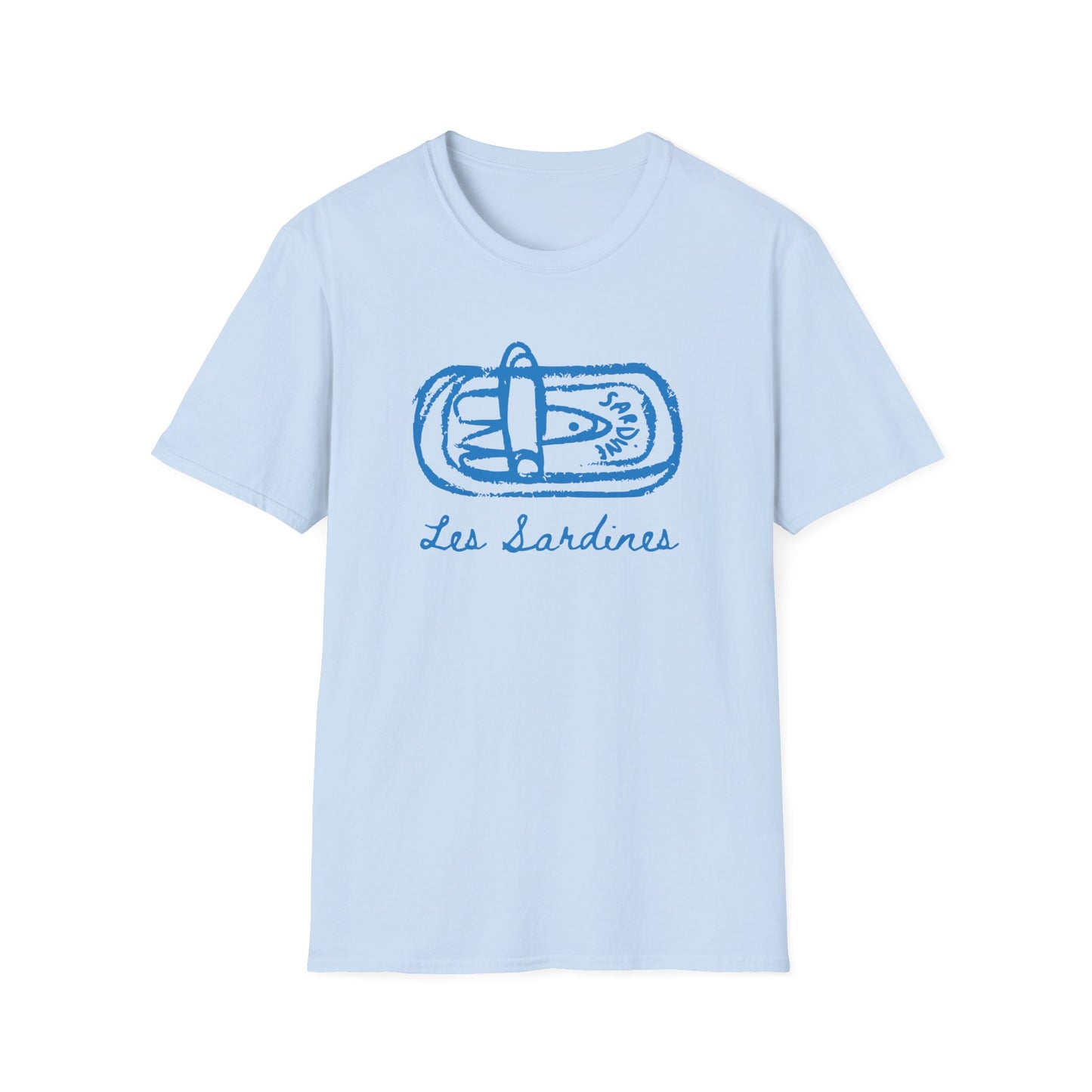 Les sardines Coastal beach Fisherman Aesthetic T-Shirt