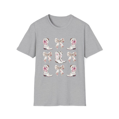 Cowgirl Pink Toile Bows T-Shirt