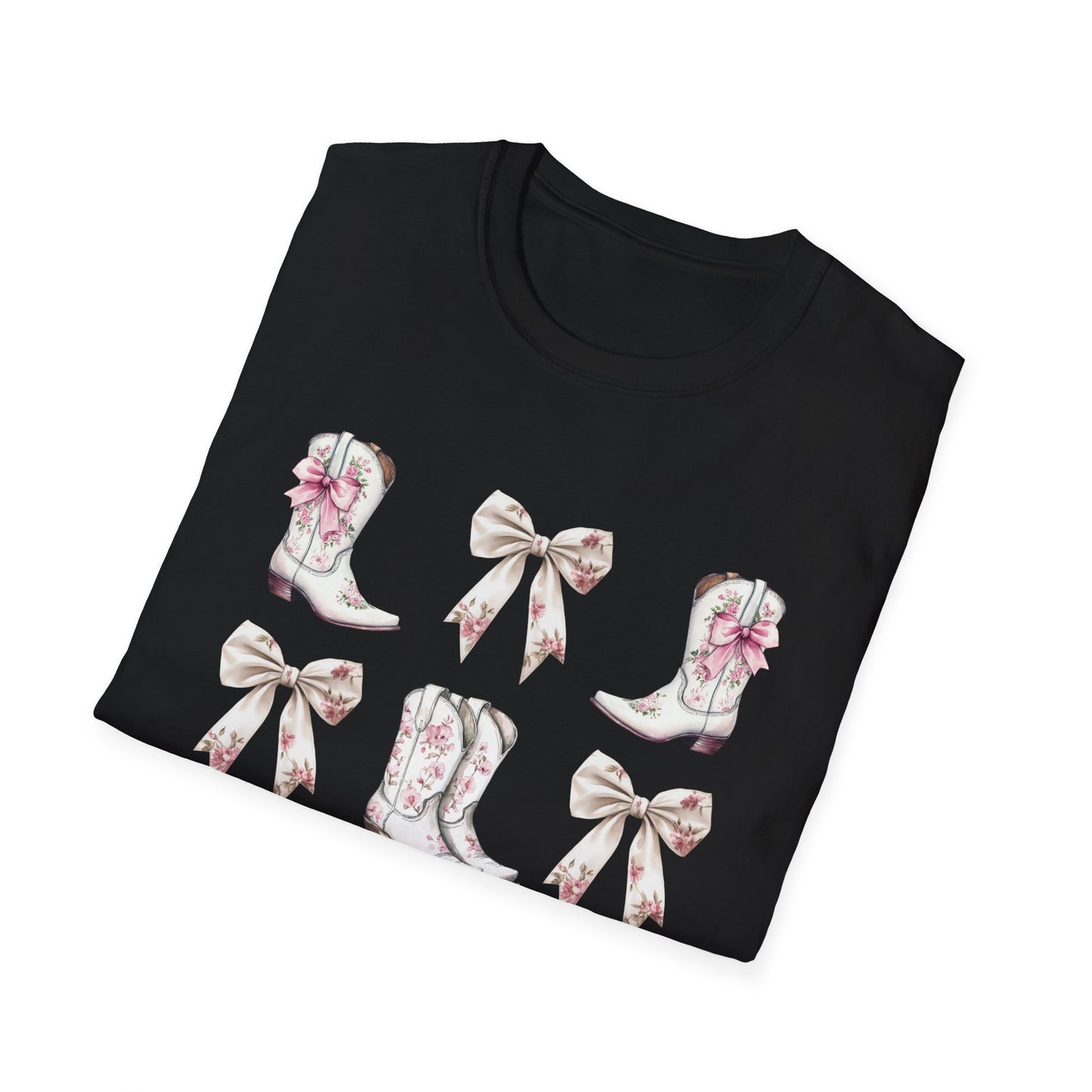 Cowgirl Pink Toile Bows T-Shirt