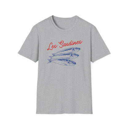 Les sardines Coastal beach Fisherman Aesthetic T-Shirt