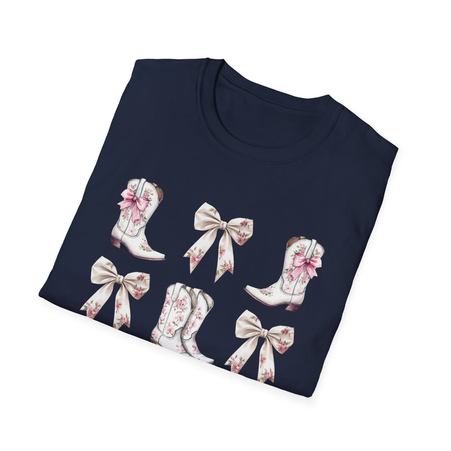 Cowgirl Pink Toile Bows T-Shirt