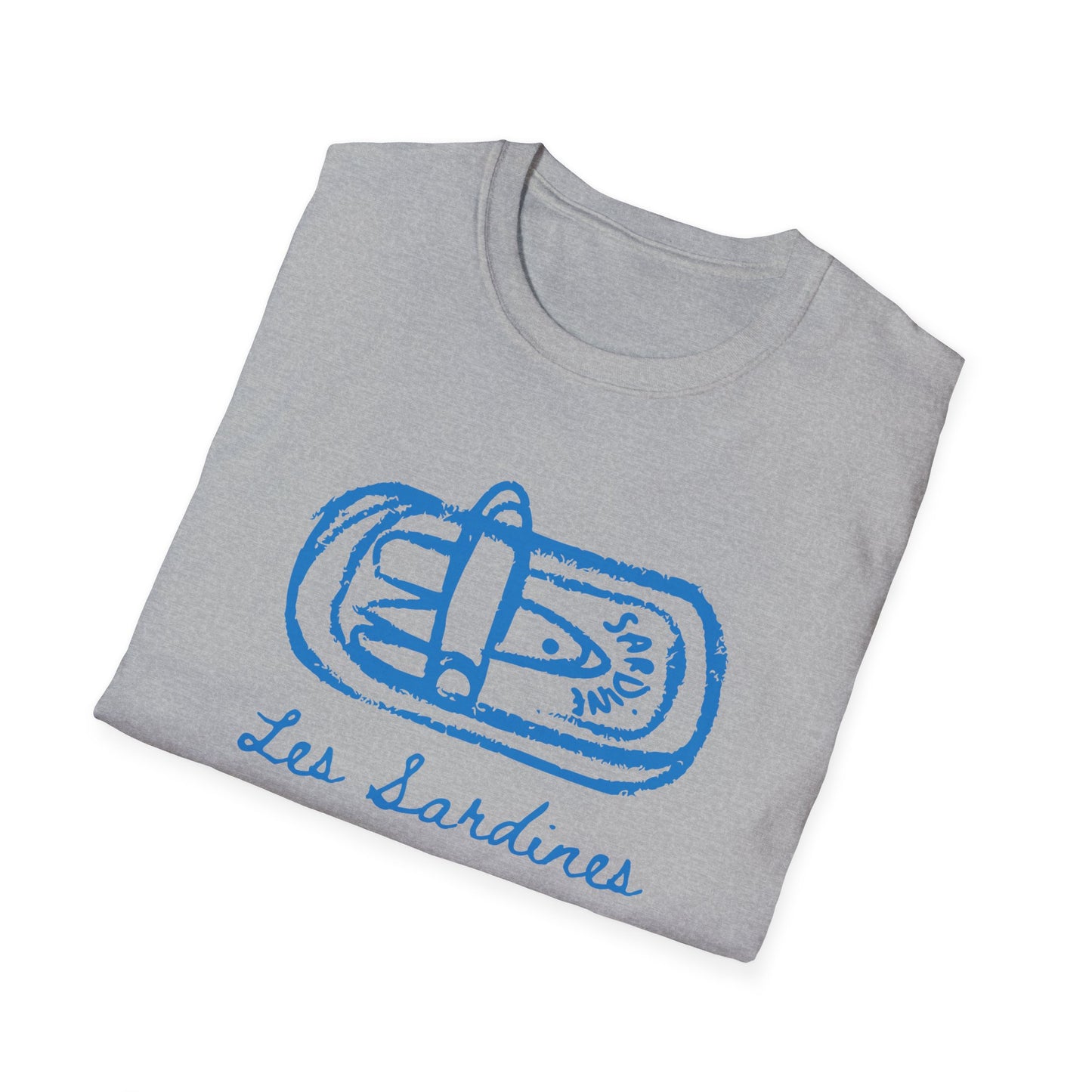 Les sardines Coastal beach Fisherman Aesthetic T-Shirt