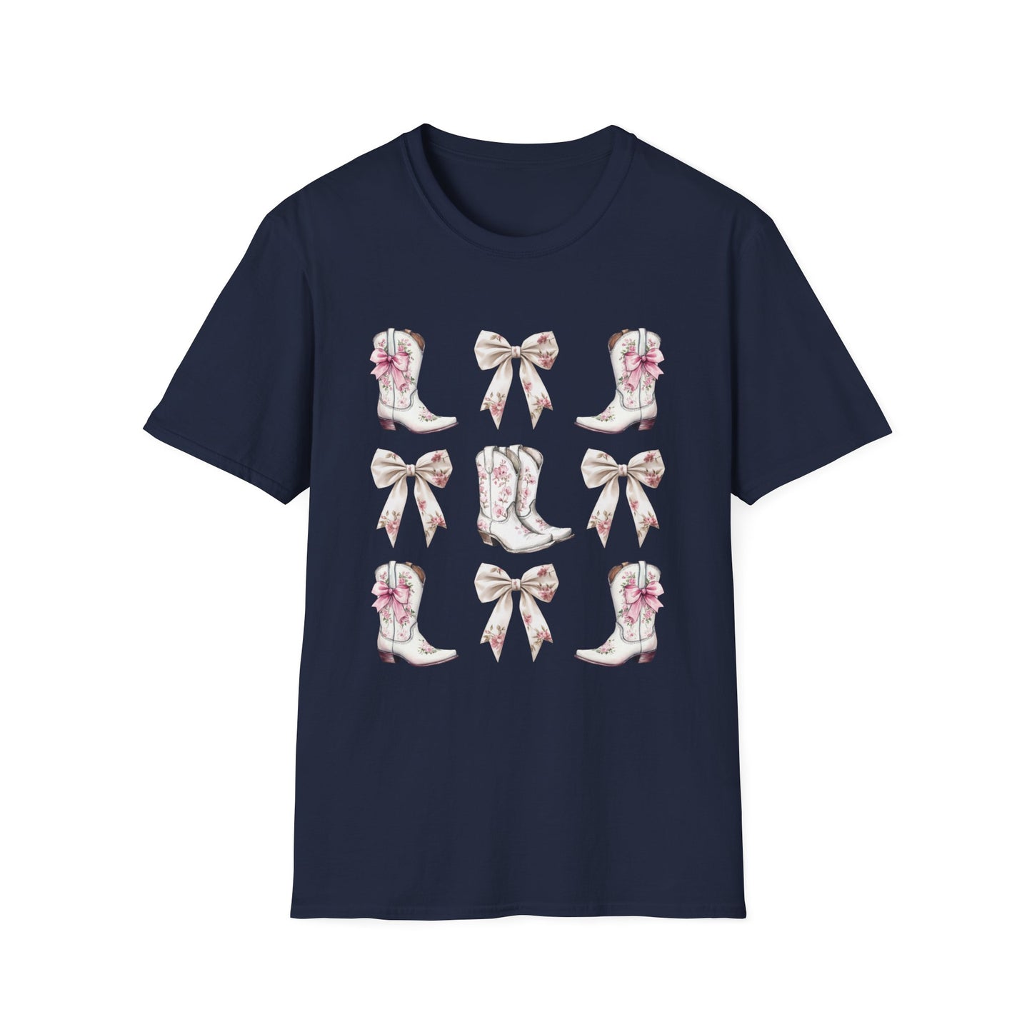 Cowgirl Pink Toile Bows T-Shirt