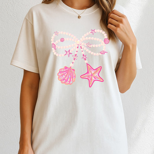 Coastal coquette shells T-Shirt