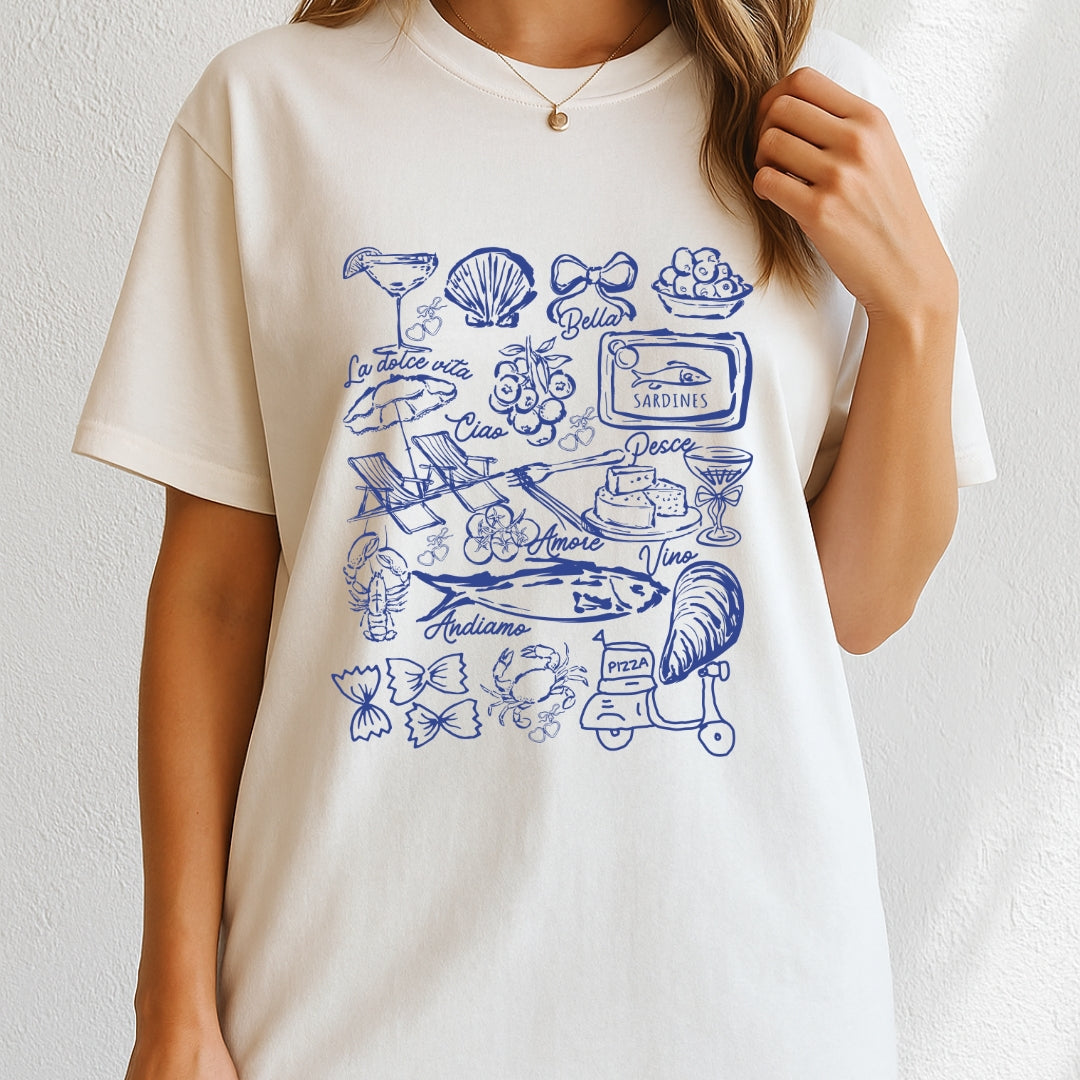 La Dolce Vita Italian Coastal T-Shirt