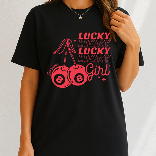Lucky girl Las Vegas T-Shirt