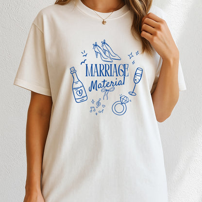 Marriage Material  Bride T-Shirt