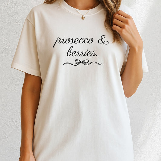 Prosecco and berries T-Shirt