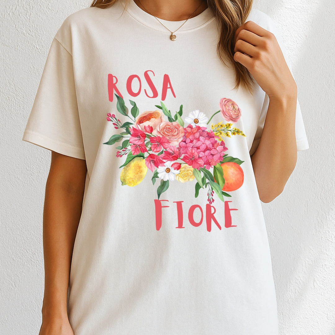 Rosa Fiore Farmers Market T-Shirt