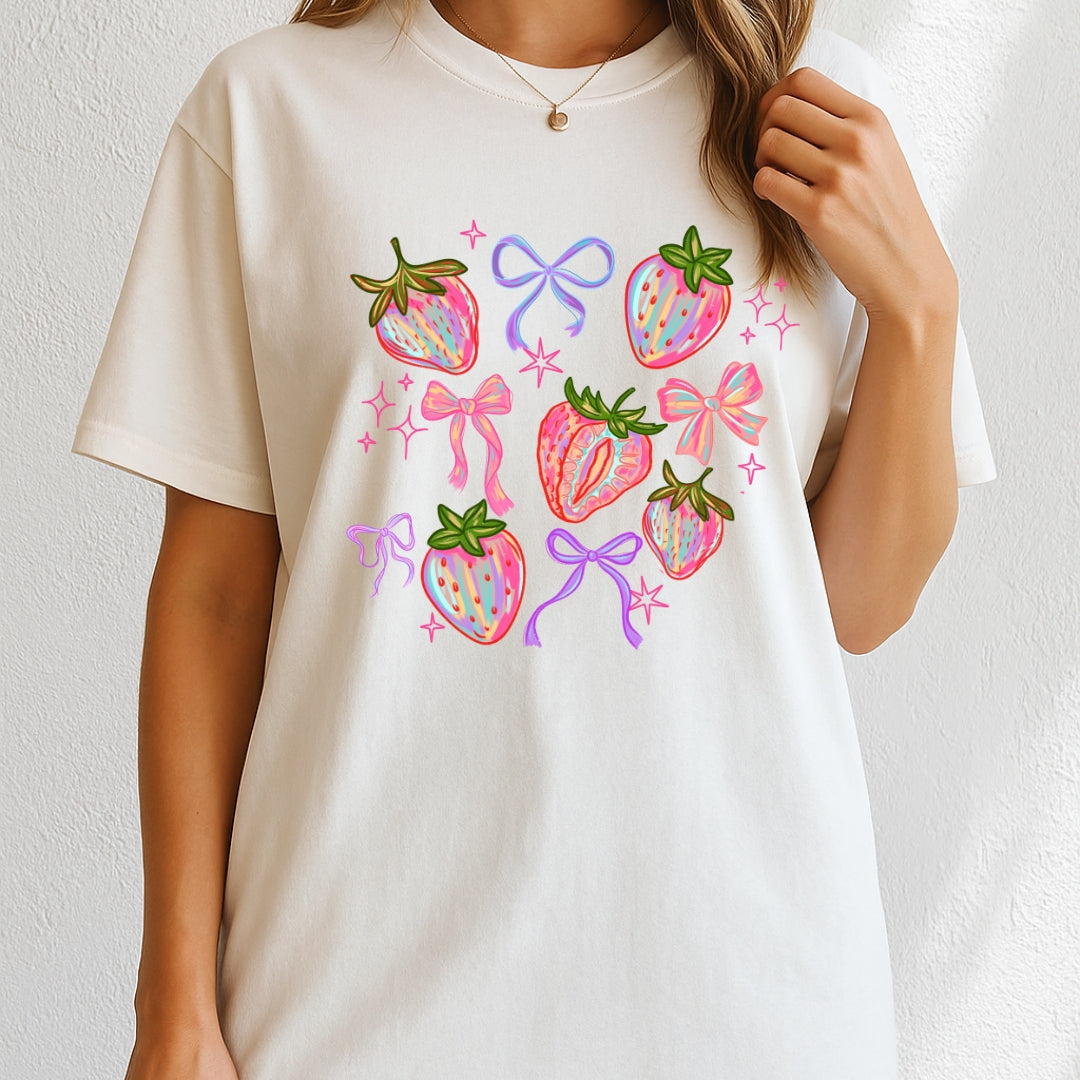 Strawberry bow market T-Shirt