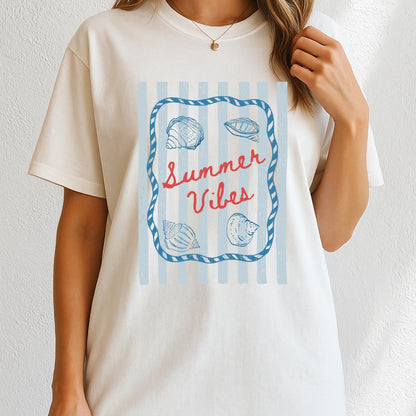 Summer Vibes shell T-Shirt